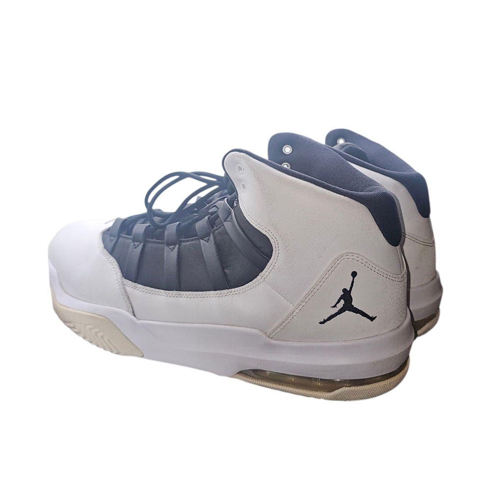 Nike Jordan Max Aura AQ9084 100 White/Black Men's Basketball Shoes Size 13 - Picture 4 of 11